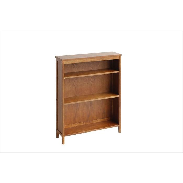 hommage Book Shelf hommage オマージュ  ブックシェルフ 本棚 文庫本 飾り棚 ディスプレイ棚 収納 オーク材 茶 可動棚