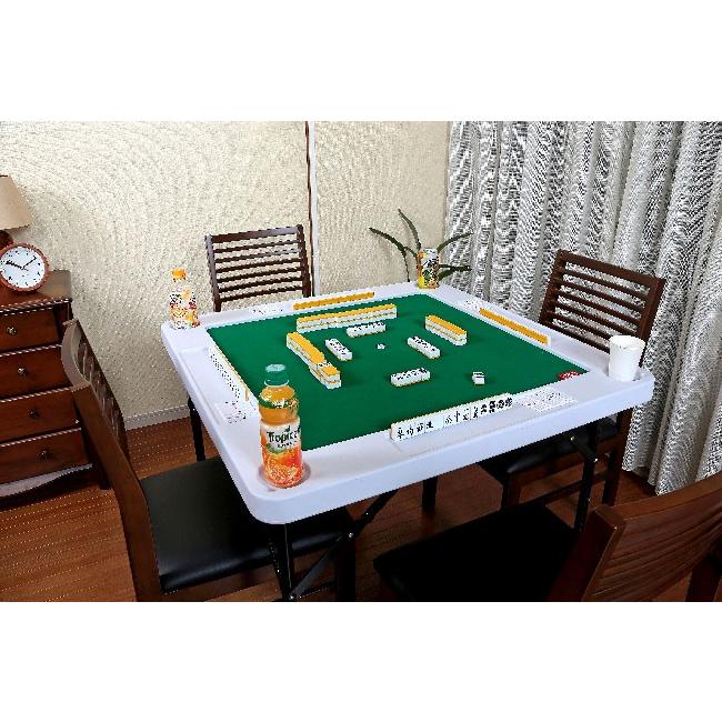 麻雀台 マージャン台 雀卓 高さが調節できる麻雀テーブル ドリンク