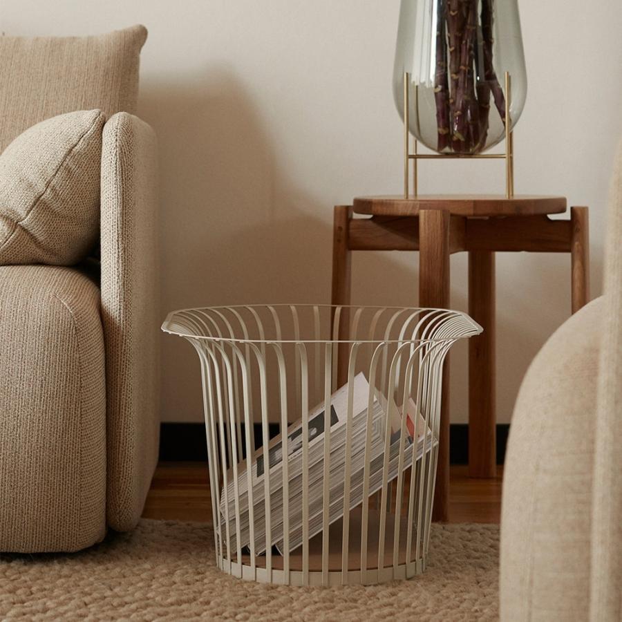 menu リボンバスケット アイボリー 正規輸入品 北欧 おしゃれ 人気