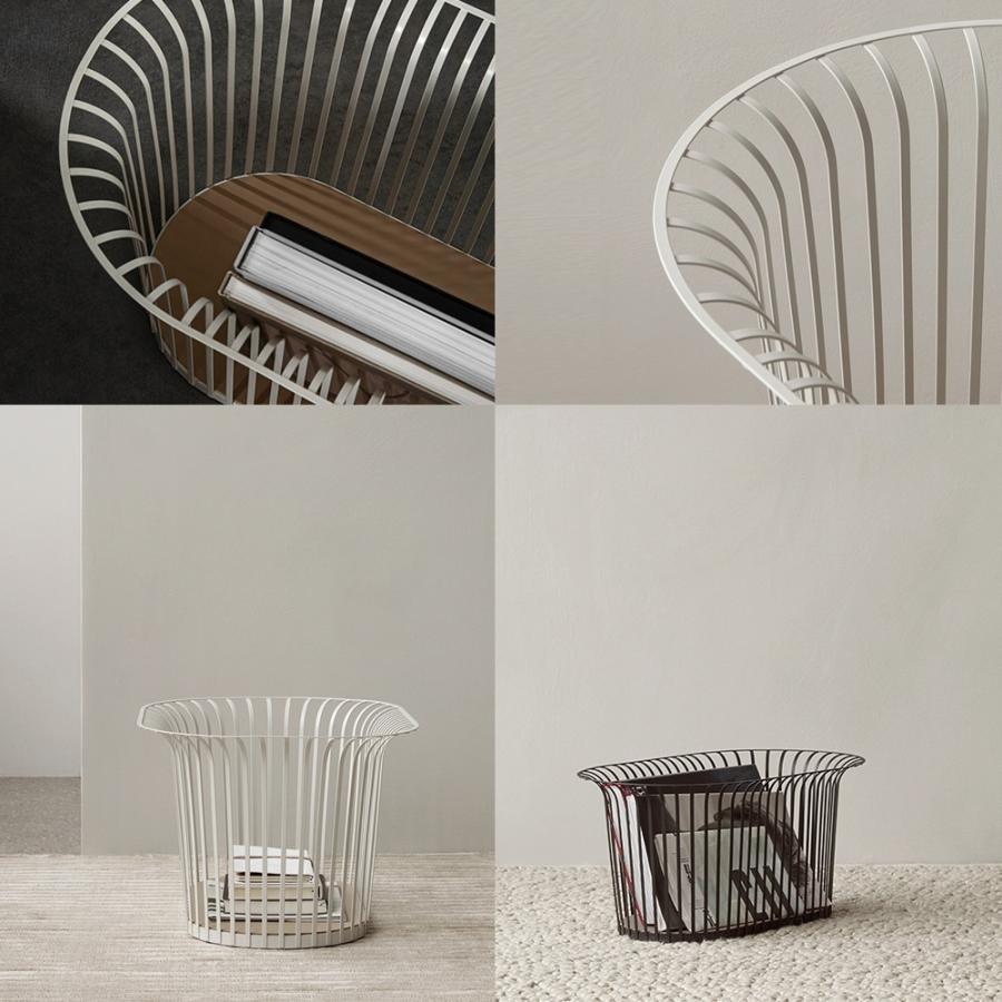 menu リボンバスケット アイボリー 正規輸入品 北欧 おしゃれ 人気