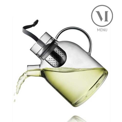 北欧雑貨 MENU ケトルティーポット ｗ/ティーエッグ 1.5L クリア おしゃれ 人気