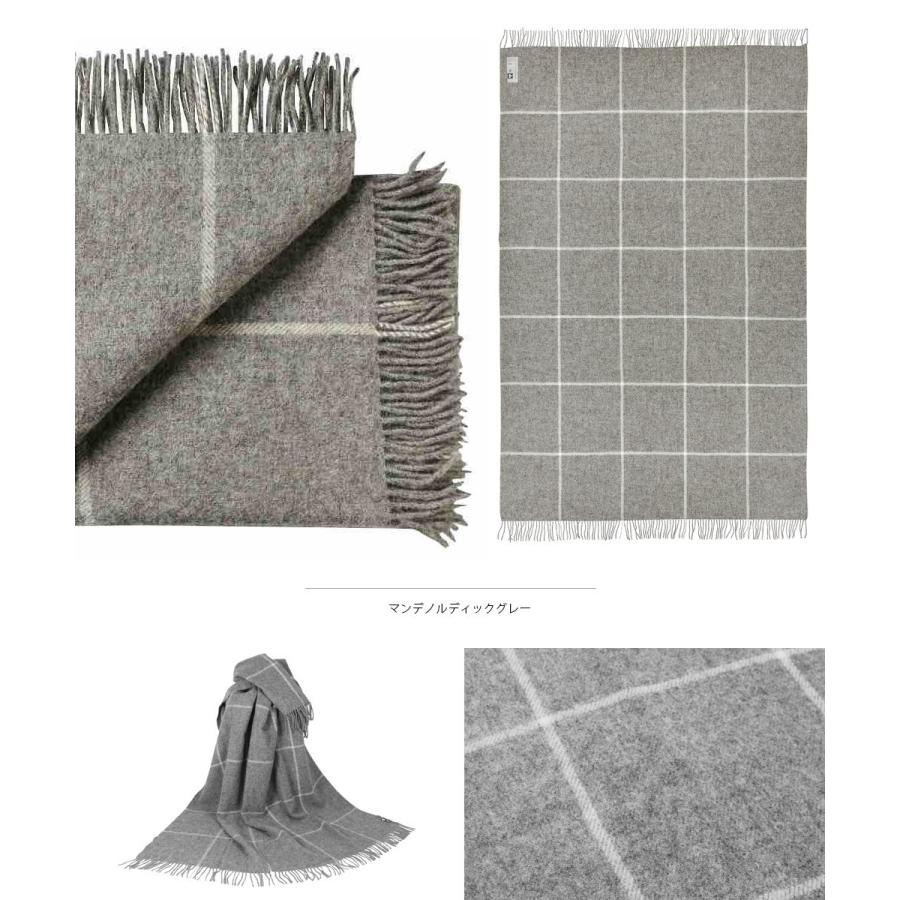 北欧雑貨 Silkeborg Uldspinderi スローケット (約140x240cm) 毛布