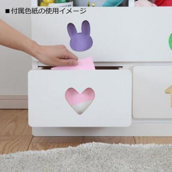 TRAINING KIDS CHEST おかたづけしたくなるチェスト 6杯 TSC-59H　GW・女の子タイプ_3