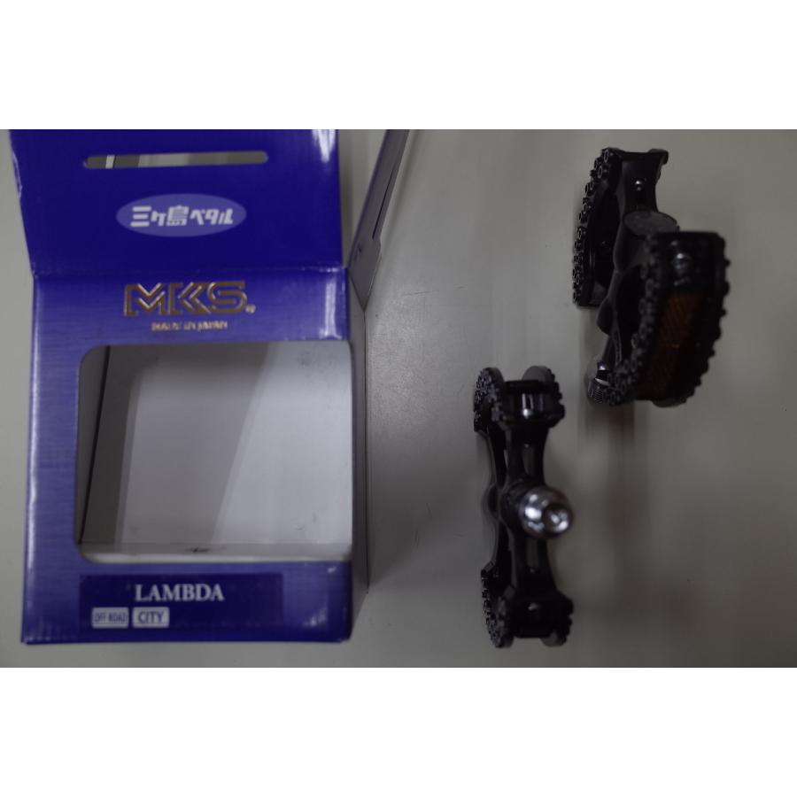 M*S様 三ヶ島製作所 LAMBDA ブラック ペダル 三ヶ島製作所 MKS(三ヶ島) LAMBDA(ラムダ) ペダル ブラック : ユメリン