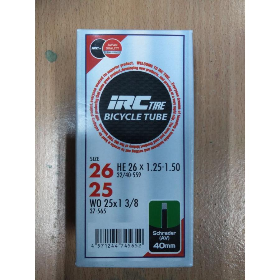 IRC IRC HE 26x1.25-1.50(32/40-559) 米式バルブチューブ バルブ長:40mm : ユメリン沼津 - 通販 ...