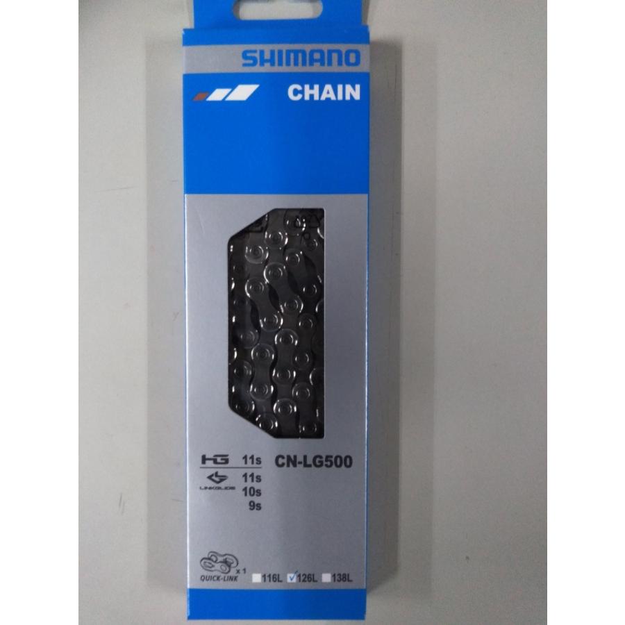 シマノ（SHIMANO） CN-LG500 クイックリンクチェーン 126L LINKGLIDE9