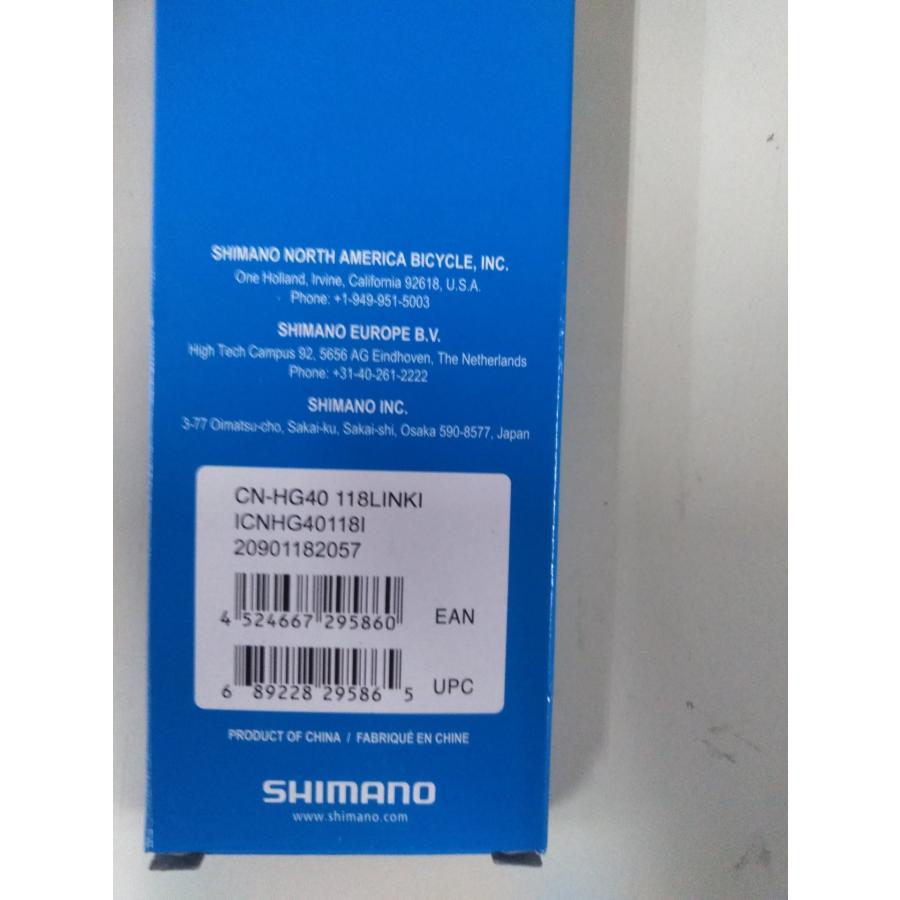 シマノ（SHIMANO） CN-HG40チェーン 118L 6/7/8速用 ICNHG40118I
