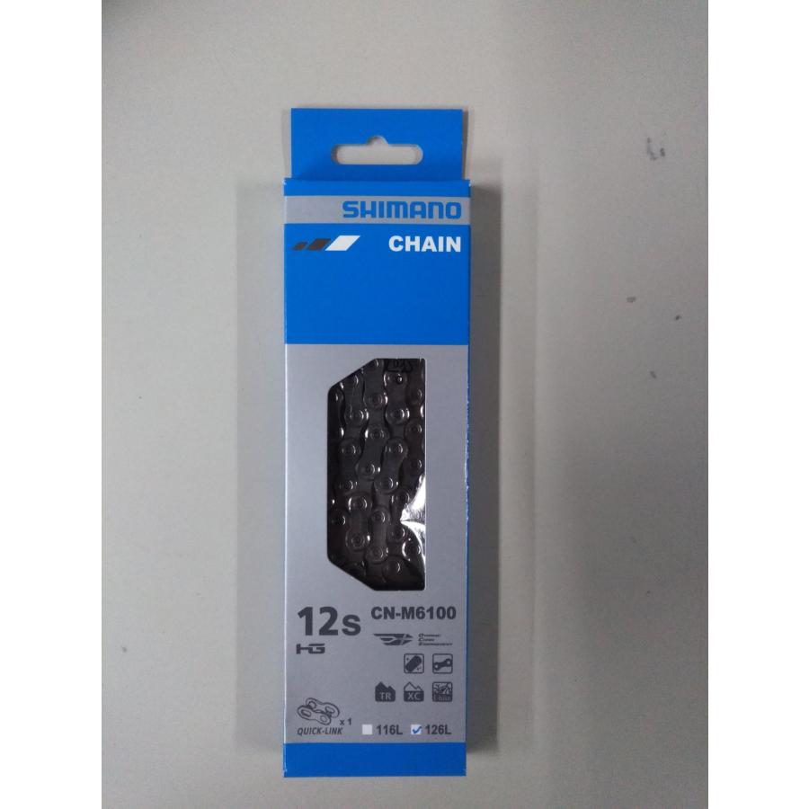 [新品]SHIMANO M6100 12速 チェーン 126リンク 正規品 楽天市場】Shimano シマノ CN-M6100 HG+ 12Speed 126リンク