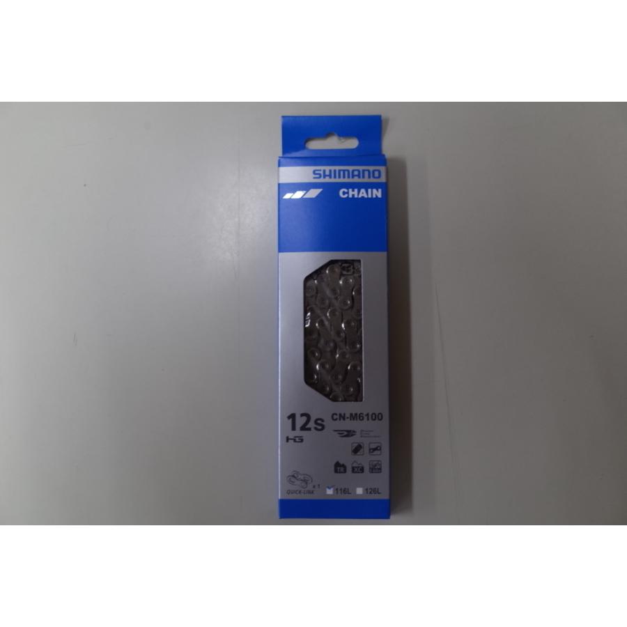 [新品]SHIMANO M6100 12速 チェーン 126リンク 正規品 シマノ（SHIMANO） CN-M6100 クイックリンクチェーン 116L 12速用