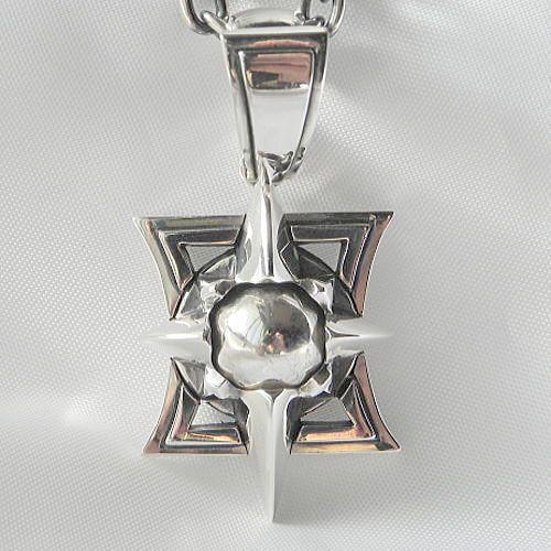 適当な価格 ハンドメイド シルバーアクセサリー メンズアクセサリー メンズペンダント シルバーペンダント クロスペンダント ポイボスレッタンゴロ ペンダント 日本製 ブランド Dada 送料無料 Works Auktn Silver ネックレス ペンダント