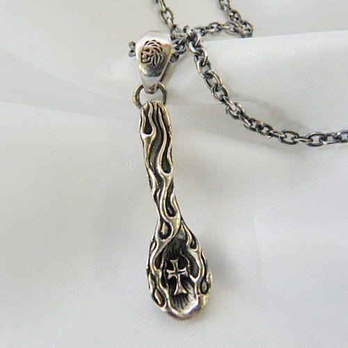 フレイムス スプーンネックレス メンズ メンズアクセ 銀のスプーン シルバーペンダント日本製 Dredskull Top Hb30 シルバーアクセサリー夢ロード 通販 Yahoo ショッピング