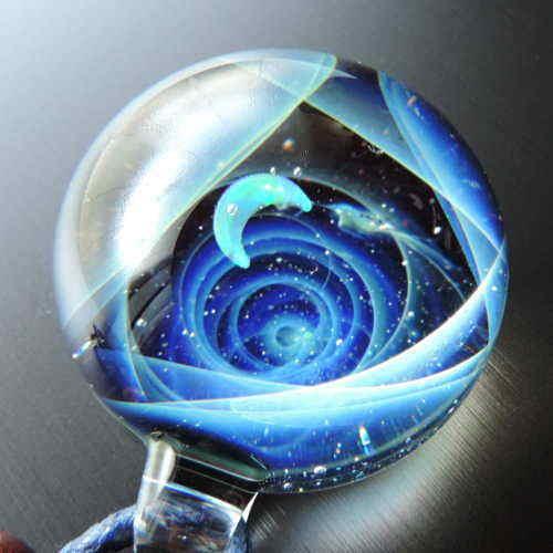 きらきら星さん専用　ガラス soraglass #ガラス細工 #ボロシリケイトガラス #銀河の煌めき #宇宙
