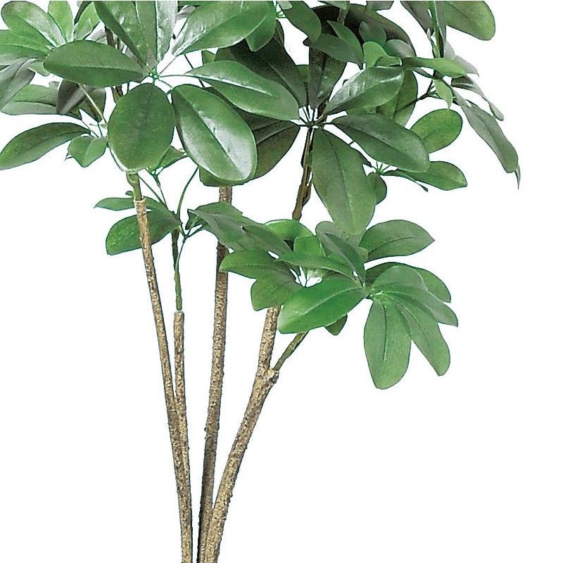 人工観葉植物 シェフレラ （ポット付き） グリーン 高さ92cm （P286-a50852) （代引き不可）の画像