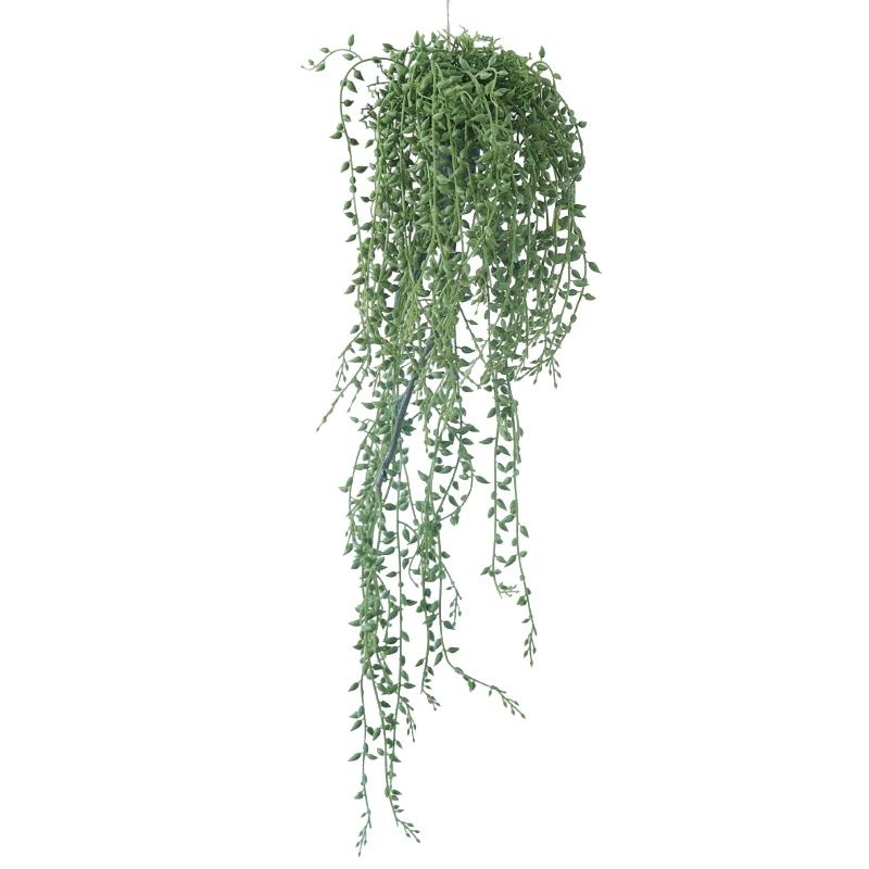 人工観葉植物 グリーンネックレス 着生 52 （12個入り） 991270 （代引き不可） p107_1