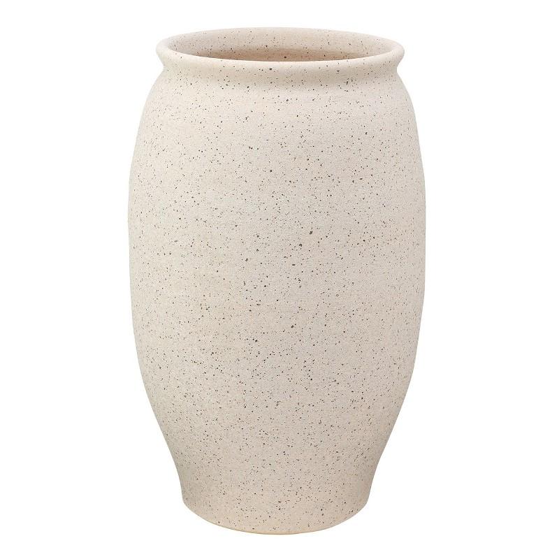 インテリア 花器 花瓶 白優大楽花壺 信楽焼 高さ62cm （P342-yk902029 