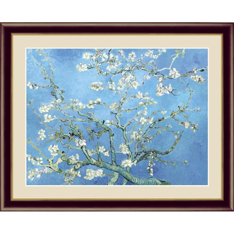 額絵 ゴッホ 花咲くアーモンドの木の枝 F4 [G4-BM054-F4 額絵 ゴッホ 花咲くアーモンドの木の枝 F4 [G4-BM054-F4