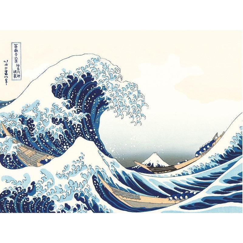 額絵 浮世絵 富嶽三十六景 神奈川沖浪裏 F4 葛飾北斎 [G4-BU051-F4