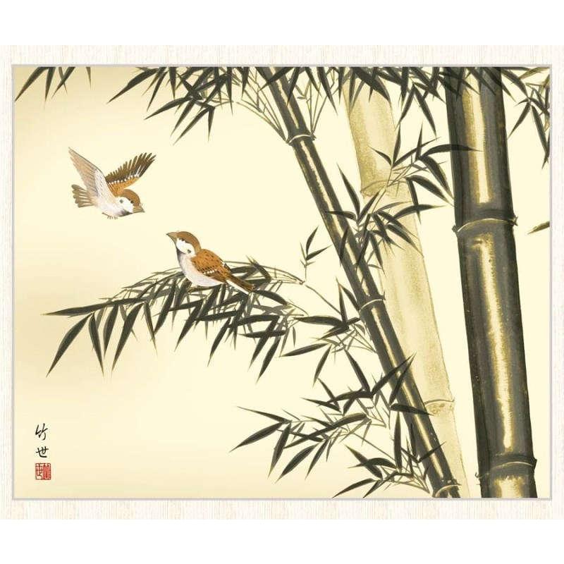 姫島竹外『八百餘齢』叭々鳥図 福岡 南宗画 村田東圃師事 掛軸23111707 姫島竹外『八百餘齢』叭々鳥図 福岡 南宗画 村田東圃師事 掛軸