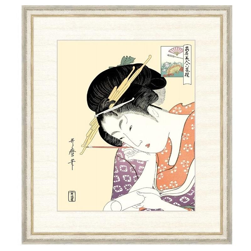 和風アート 扇形の絵画 4点セット 植田環「扇面輝図 紅葉」日本画・F6号 絵画買取・販売の小竹美術