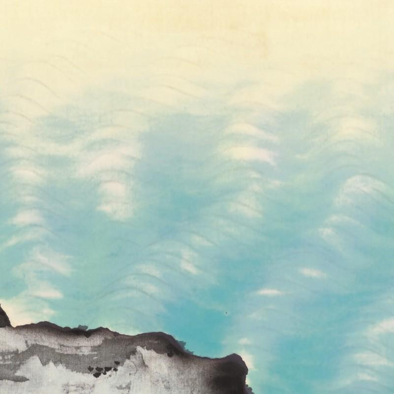 色紙絵 複写複製画色紙 横山大観 海暾 k10-007（代引き不可） : 人形の