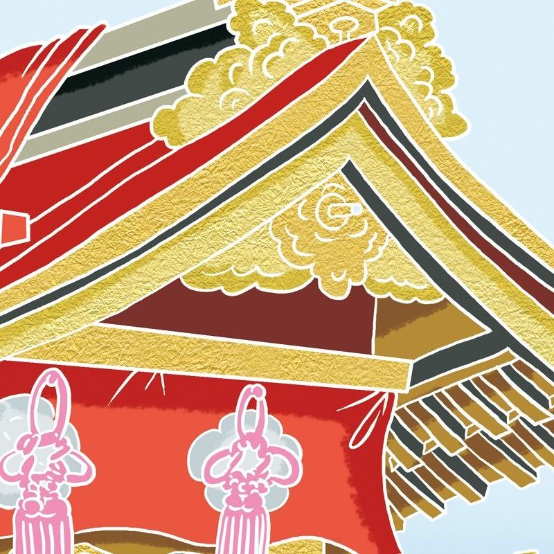 色紙絵 おみやげ色紙 洋美 祇園祭 京都 k20-041（代引き不可） : 人形