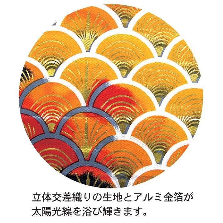 徳永 鯉のぼり 庭園用 ガーデンセット 杭打込式 ポールフルセット 1.5m鯉3匹 京錦 桜風吹流し_3