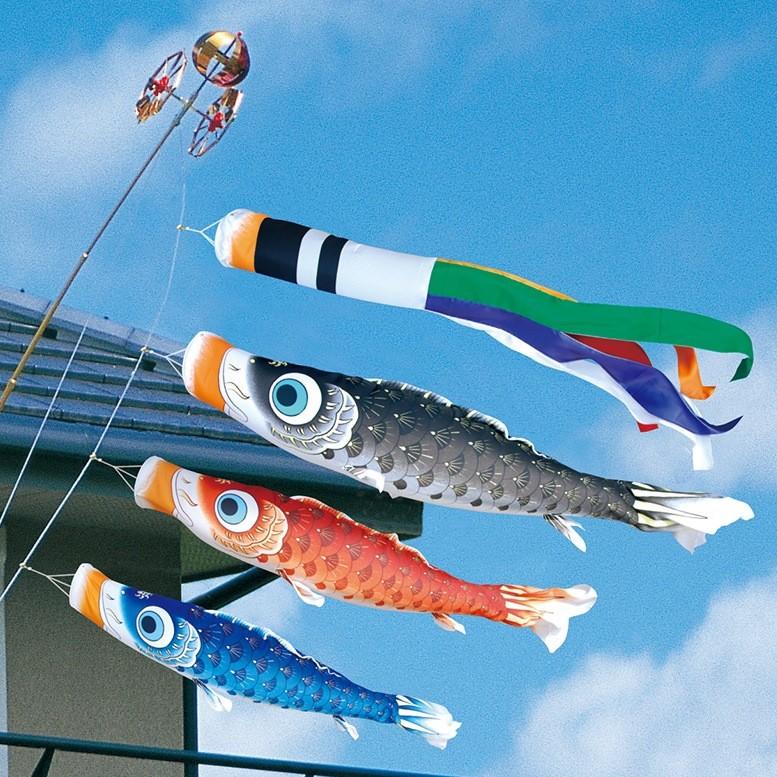 早割り有 歌川広重「名所江戸百景 水道橋駿河台」手描き鯉のぼり1.5m