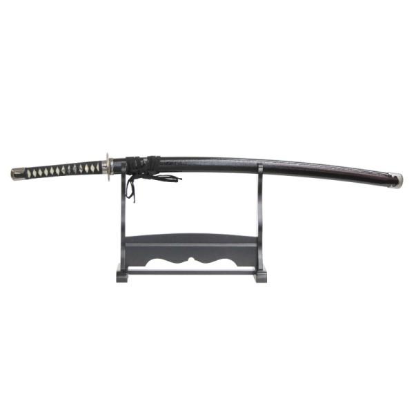 模造刀 特別シリーズ 眠 狂四郎 掛け台・刀袋付 大刀 刃紋入り刀身 メッキ合金 neu121 日本刀 美術刀剣 おもちゃ 通販 代引き不可