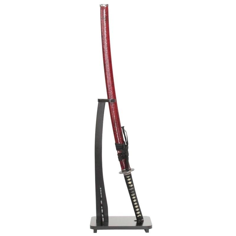 模造刀 幕末シリーズ 山南 敬助 掛け台・刀袋付 大刀 刃紋入り刀身 メッキ合金 neu116 日本刀 美術刀剣 おもちゃ 通販 代引き不可