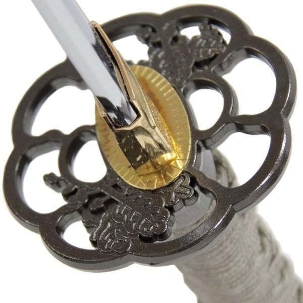 模造刀 特別シリーズ 忠治 中刀 刃紋入り刀身 メッキ合金 neu123 日本