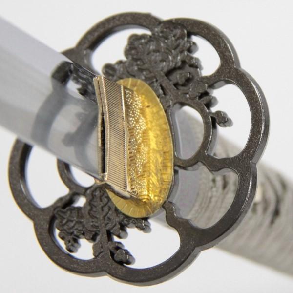 模造刀 特別シリーズ 忠治 中刀 刃紋入り刀身 メッキ合金 neu123 日本