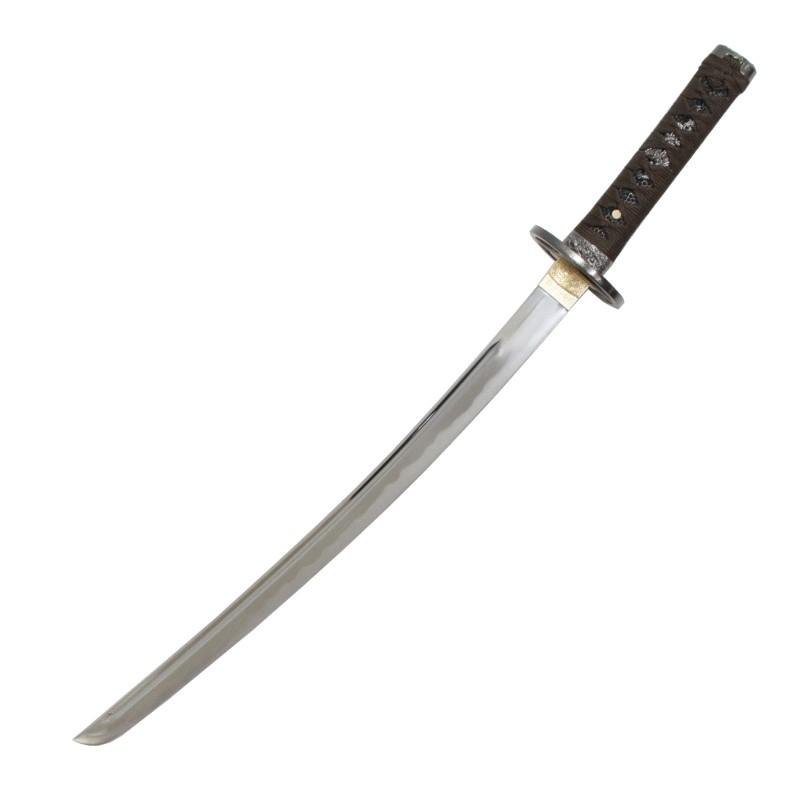 幕末シリーズ 斉藤 一 小刀 刃紋入り刀身 メッキ合金 neu051s 日本刀 美術刀剣 おもちゃ 【月】 通販 代引き不可