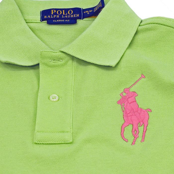 Double RL ポロシャツ ホースプリント 半袖 馬 黄緑/IW112 POLO RALPH LAUREN（ポロ・ラルフローレン） ポロ ラルフローレン