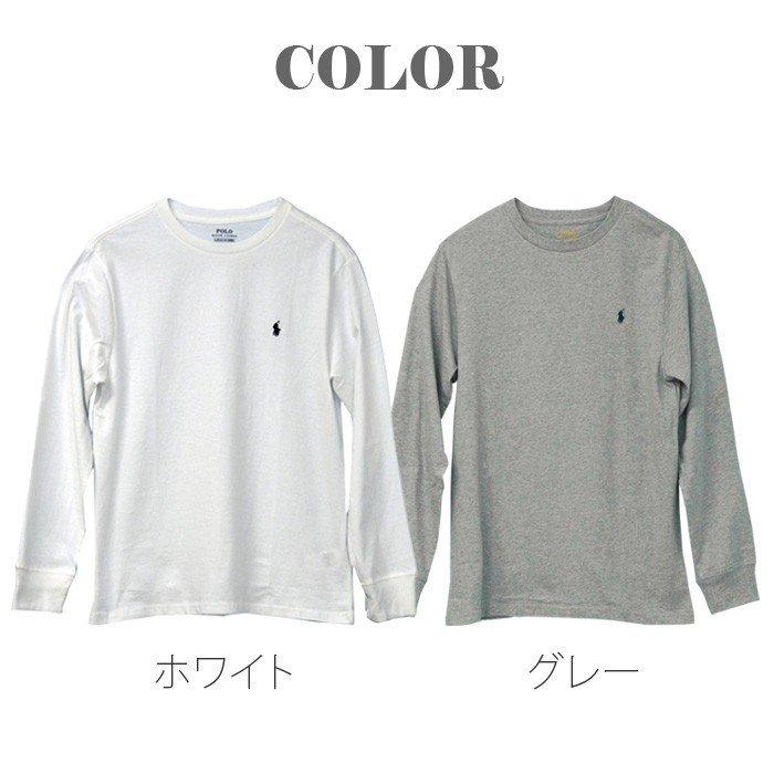 ポロ ラルフローレン Tシャツ 長袖 カットソー メンズ レディース 綿100% ロンT ロングTシャツ POLO Ralph Lauren ボーイズサイズ #323708456 323843804｜yumesse｜10