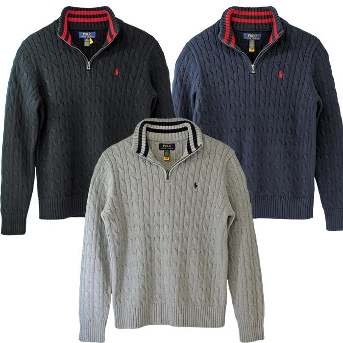 POLO RALPH LAUREN ポロ ラルフローレン セーター ニット ハーフ POLO RALPH LAUREN ポロ ラルフローレン セーター ニット ハーフ
