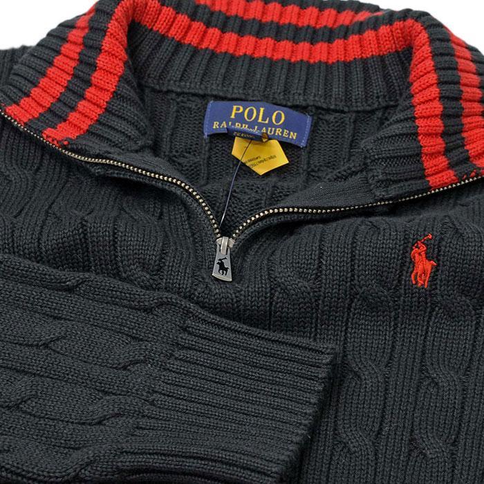POLO RALPH LAUREN ポロ ラルフローレン セーター ニット ハーフ POLO RALPH LAUREN ポロ ラルフローレン セーター ニット ハーフ