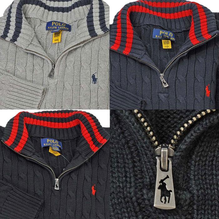 POLO RALPH LAUREN ポロ ラルフローレン セーター ニット ハーフ POLO RALPH LAUREN ポロ ラルフローレン セーター ニット ハーフ
