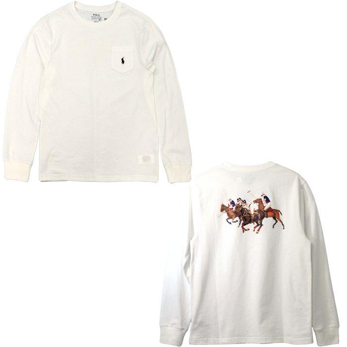 美品✨ ポロ ラルフローレン polo 長袖 ポロシャツ ロンT ホワイト POLO RALPH LAUREN（ポロ・ラルフローレン） tシャツ Tシャツ ワッフル