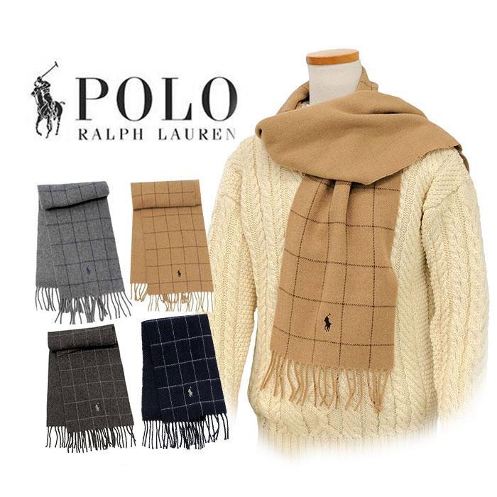 POLO RALPH LAUREN ポロ ラルフローレン リバーシブル マフラー POLO RALPH LAUREN ポロ ラルフローレン リバーシブル マフラー
