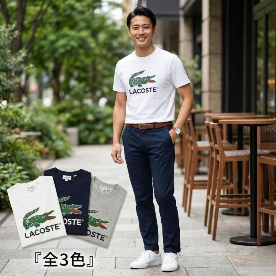 LACOSTE（ラコステ） Tシャツ メンズ 半袖 ブランド 大きい 綿100