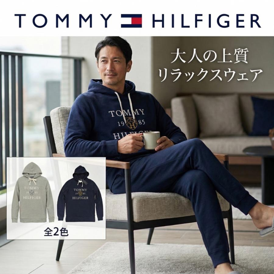 トミーヒルフィガー　メンズ　ルームウェア上下　Lサイズ　長袖長ズボン　新品未使用 TOMMY HILFIGER（トミー・ヒルフィガー） ルームウェア パジャマ 部屋