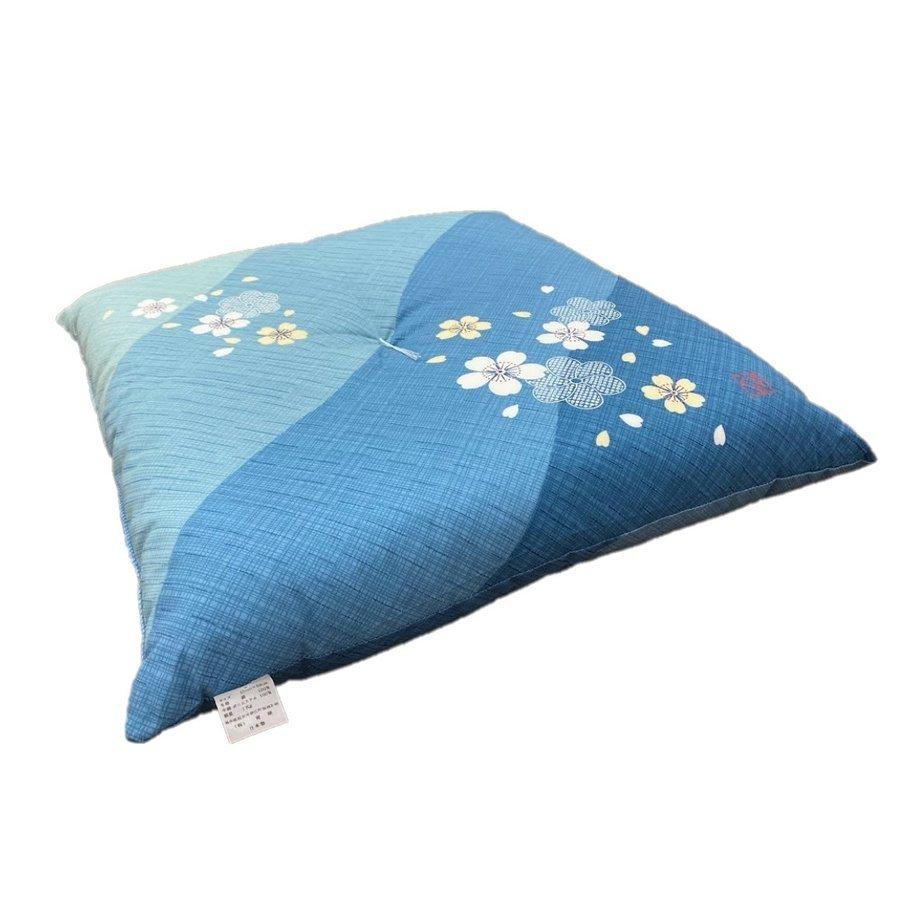 座布団 55×59cm 銘仙判 日本製 ざぶとん 銘仙判座布団 ブルー 座布団 55×59cm 銘仙判 日本製 ざぶとん 銘仙判座布団 ブルー