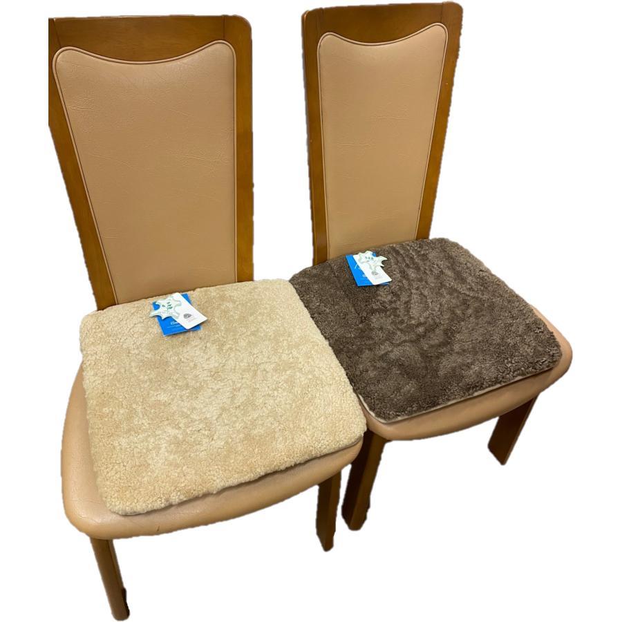 ムートン シートクッション 短毛 40×40cm 椅子用 座布団代わり ムートン シートクッション 短毛 40×40cm 椅子用 座布団代わり