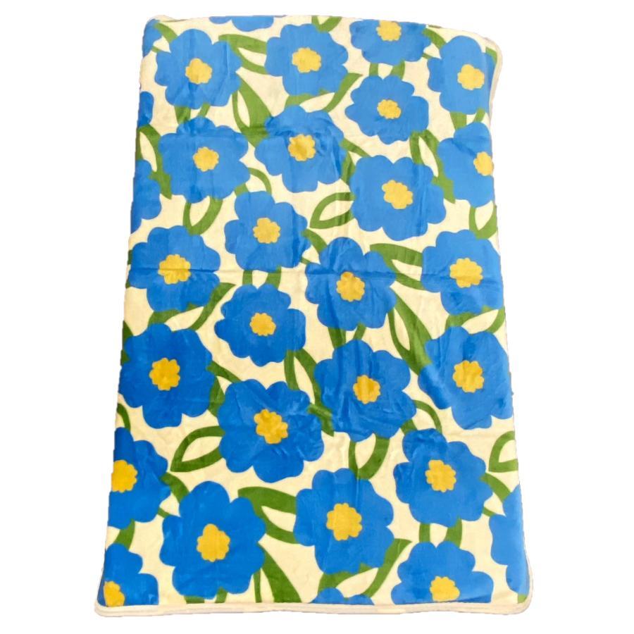 【シビラ】ミステリオクォーターケット　70×100 ブルー　ひざ掛け毛布にどうぞ シビラ】ミステリオクォーターケット 70×100 ブルー ひざ掛け