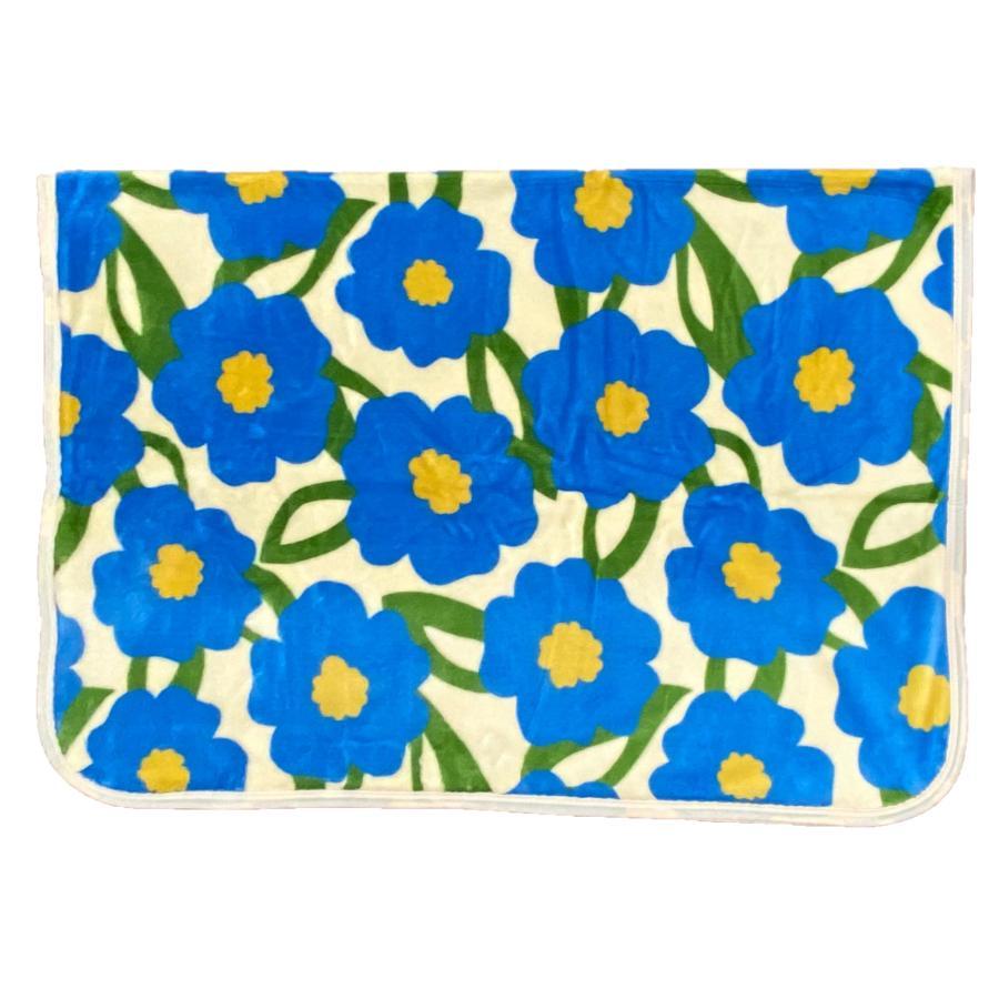 【シビラ】ミステリオクォーターケット　70×100 ブルー　ひざ掛け毛布にどうぞ シビラ】ミステリオクォーターケット 70×100 ブルー ひざ掛け