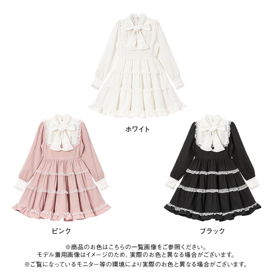 エミリーフリルワンピース middle 4L 5L 6L ワンピース フリル 