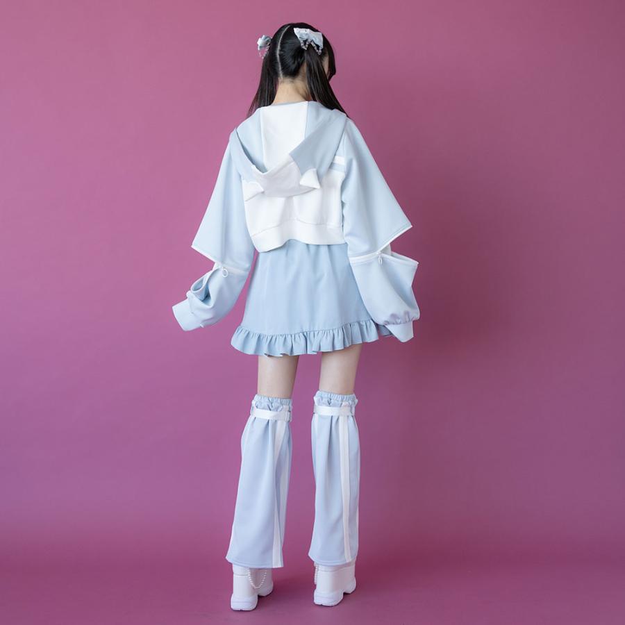 小悪魔ジャージデザインショートパーカー パーカー レディース 小悪魔ジャージデザインショートパーカー パーカー レディース