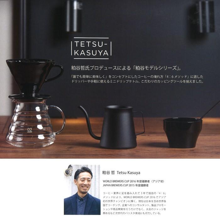 HARIO(ハリオ) V60透過ドリッパー02・粕谷モデルKDC-02-B : 夢陶房 