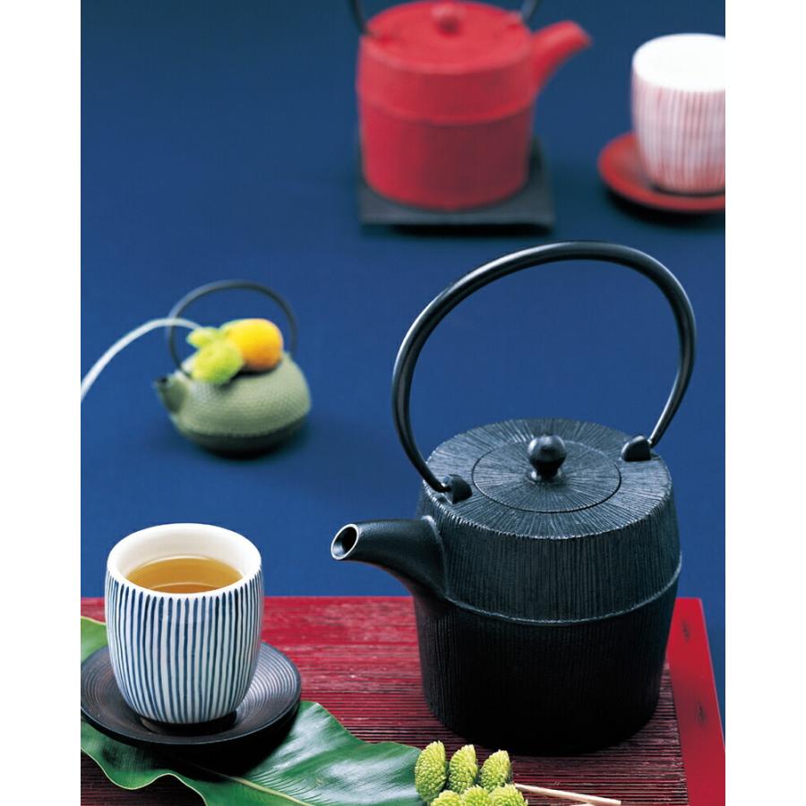 送料無料】藍花 南部鉄器 鉄瓶 鉄急須 朝日【黒／900cc】 : 夢陶房