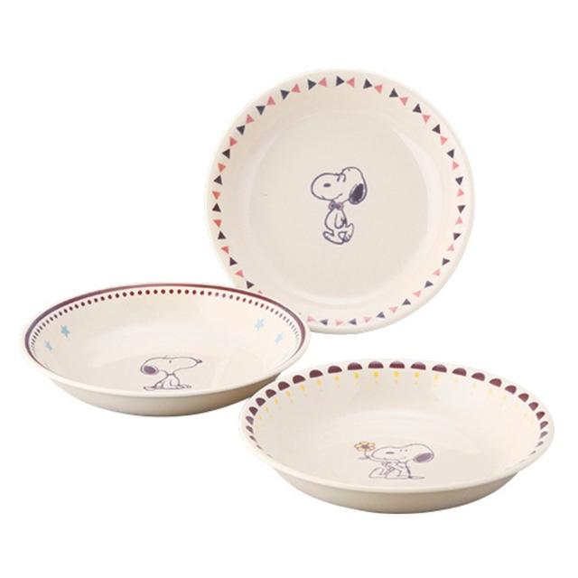 SNOOPY（スヌーピー）トリオパスタプレートセット【PEANUTS Vintage